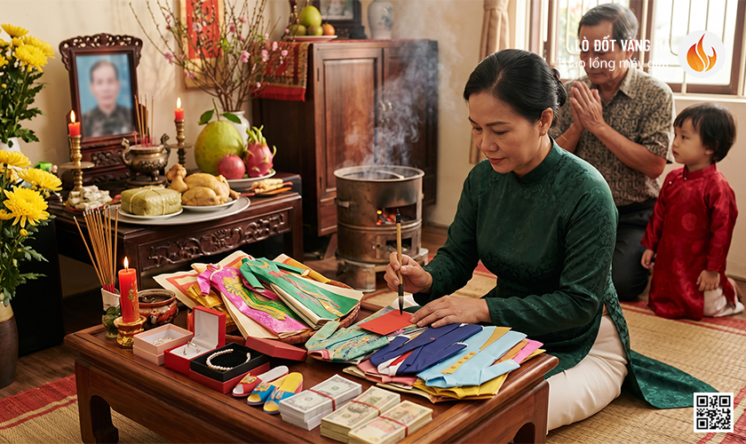 Lý do bạn cần ghi gửi quần áo cho người âm