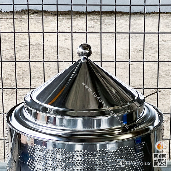 Nắp đậy lò đốt vàng mã Inox dày, sử dụng cho lò 7kg, 9kg và 11kg