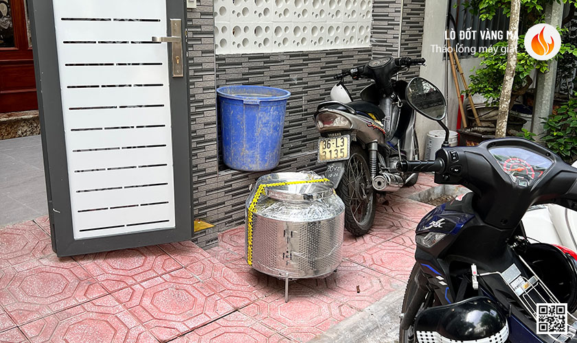 Lò đốt mã 7kg kèm nắp đậy giao cho khách hàng tại Hoàng Hoa Thám 1