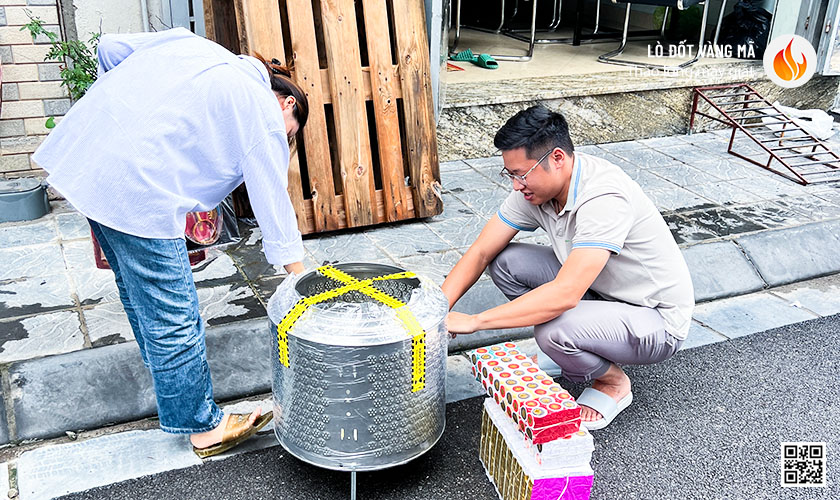 Lò đốt mã tháo máy 11kg (không có nắp đậy) cho Anh Nghĩa tại Bạch Đằng, Hoàn Kiếm