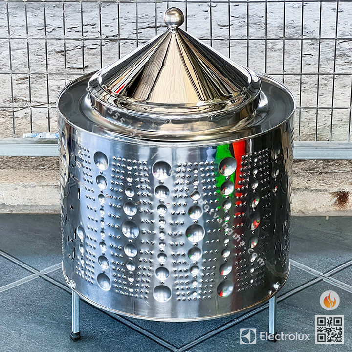 Lò đốt mã tháo lồng máy giặt 13kg có nắp đậy – LDM13 NEW